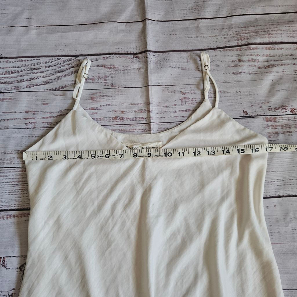 Graham & Spencer Tank Asymmetrical Midi Dress Off White Womens Small - Picture 4 of 6